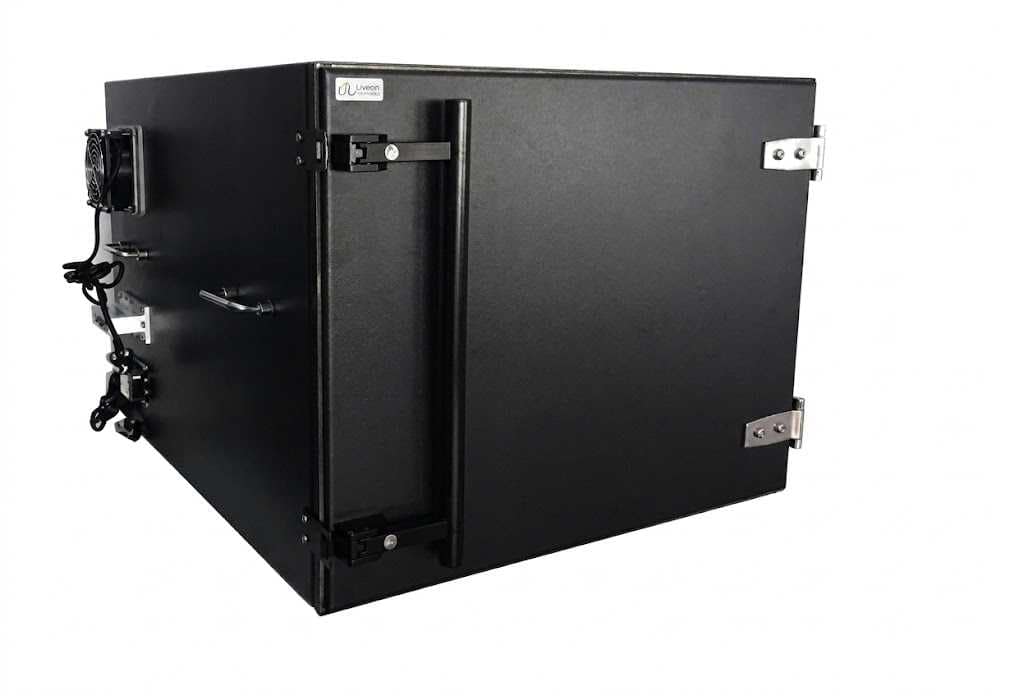RF shielded enclosure with cooling and filtered interface system