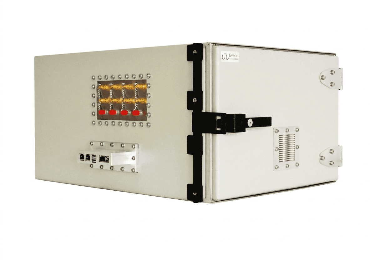 LTL B12001 RF shielded enclosure for EMI EMC wireless testing front view